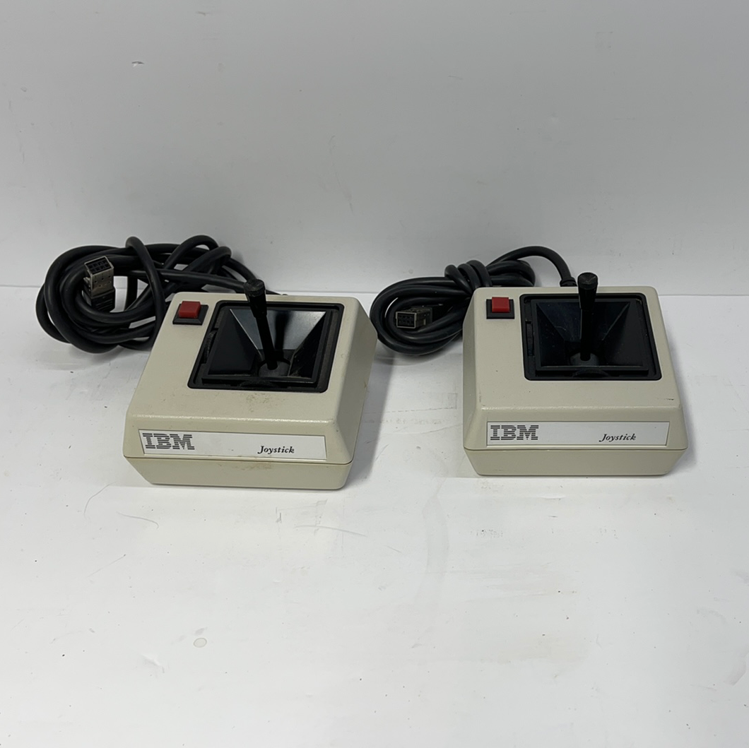 2 PCjr IBM joysticks in great condition. Untested